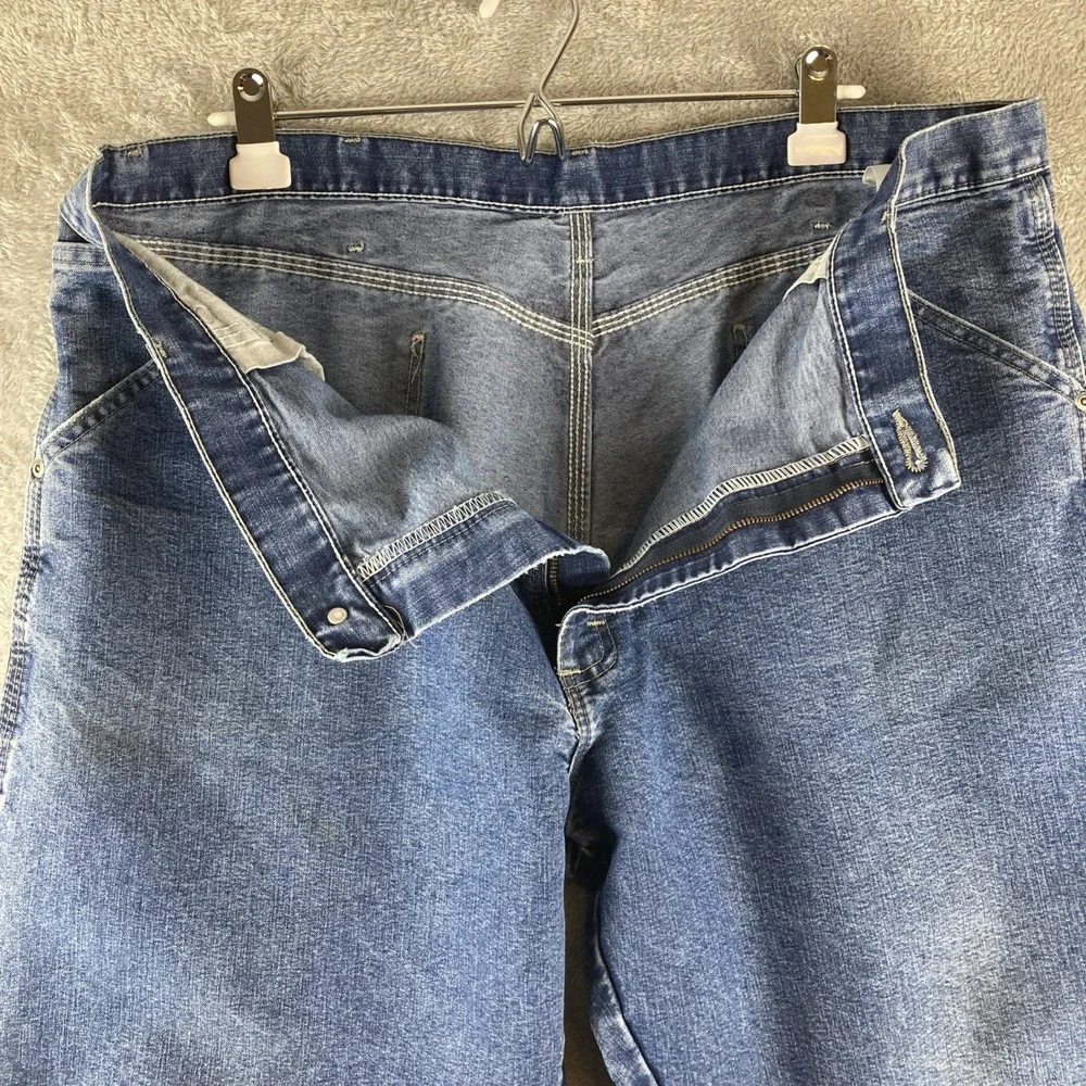 Wrangler Carpenter Jeans Mens‎ Size 40x32 Blue Denim Straight Cotton Blend